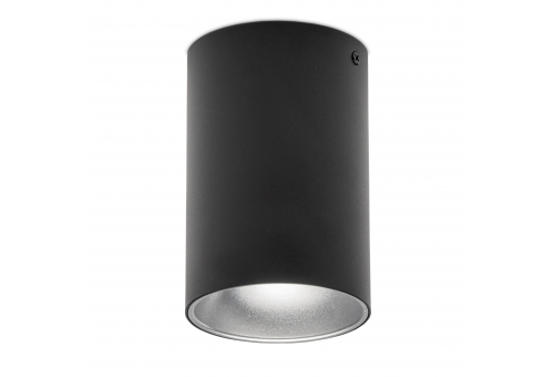 GU10 Spot Light Round Black-Silver