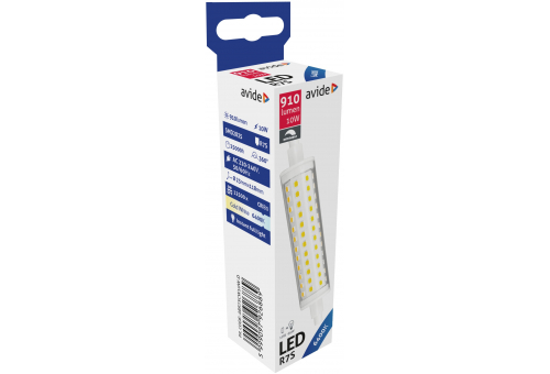 LED 10W R7S 23x118mm CW Dimmbar