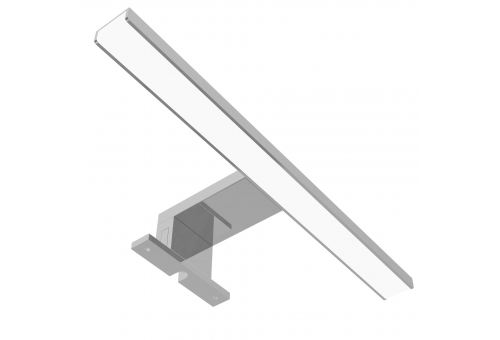 Avide LED Mirror Lamp, Basic 300mm, 4000K, Alu and Plastic, Chrome, 5W