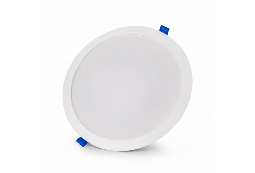 Avide LED Ceiling Lamp Recessed Panel Round Plastic 18W NW 4000K