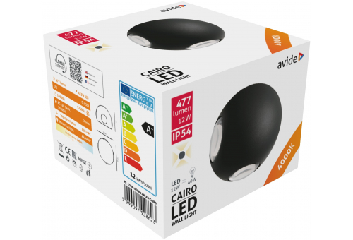 Aussen-Wandleuchte Cairo 4 Wege LED 12W NW IP54