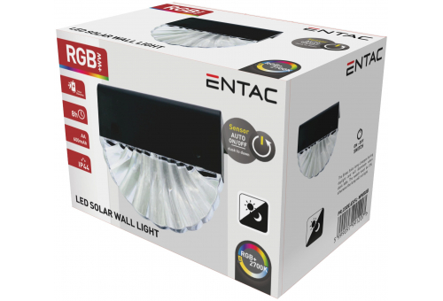Napelemes Plástico Lâmpada WW+RGB